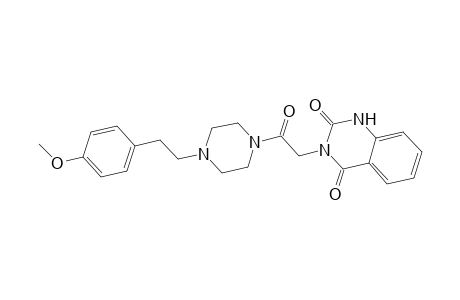 3-(2-(4-[2-(4-Methoxyphenyl)ethyl]-1-piperazinyl)-2-oxoethyl)-2,4(1H,3H)-quinazolinedione
