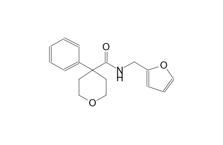 2H-pyran-4-carboxamide, N-(2-furanylmethyl)tetrahydro-4-phenyl-