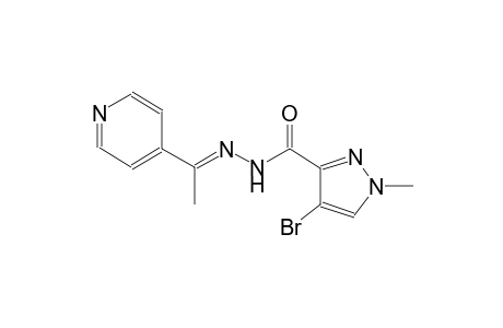 4-bromo-1-methyl-N'-[(E)-1-(4-pyridinyl)ethylidene]-1H-pyrazole-3-carbohydrazide
