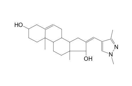 16-[(1,3-dimethyl-1H-pyrazol-4-yl)methylene]androst-5-ene-3,17-diol