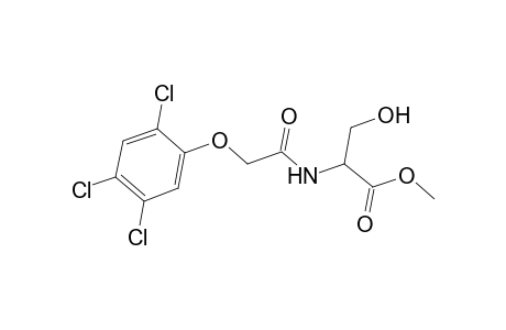 l-Serine, N-[(2,4,5-trichlorophenoxy)acetyl]-, methyl ester