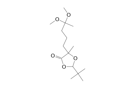 2-tert-Butyl-5-(4,4-dimethoxypentyl)-5-methyl-1,3-dioxolan-4-one