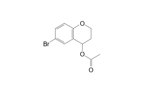 (+-)-6-Bromochroman-4-ol acetate