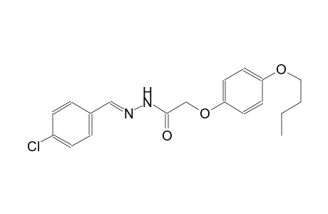2-(4-butoxyphenoxy)-N'-[(E)-(4-chlorophenyl)methylidene]acetohydrazide