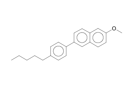 2-Methoxy-6-(4-pentylphenyl)naphthalene