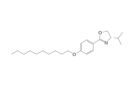 (4S)-4,5-Dihydro-2-(4'-decyloxyphenyl)-4-isopropyloxazole