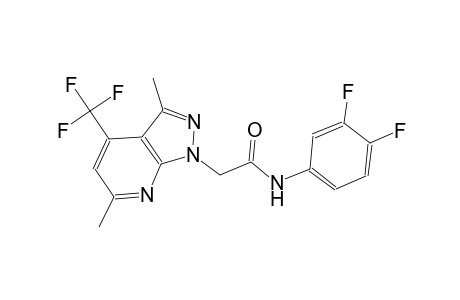 1H-pyrazolo[3,4-b]pyridine-1-acetamide, N-(3,4-difluorophenyl)-3,6-dimethyl-4-(trifluoromethyl)-