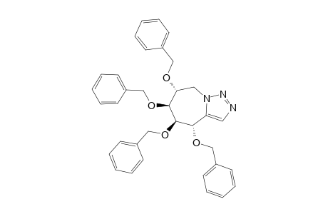(4S,5R,6R,7R)-4,5,6,7-TETRAKIS-(BENZYLOXY)-5,6,7,8-TETRAHYDRO-4H-[1,2,3]-TRIAZOLO-[1,5-A]-AZEPINE
