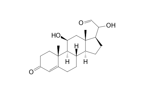 11.beta.,20-Dihydroxy-3-oxopregn-4-en-21-al