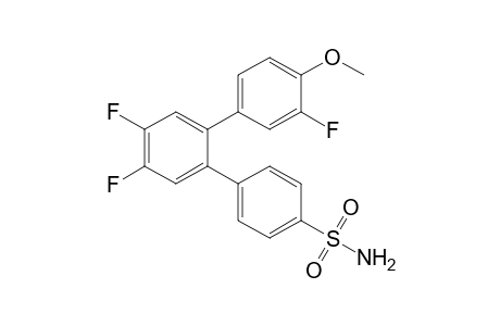 4-[4,5-bis(fluoranyl)-2-(3-fluoranyl-4-methoxy-phenyl)phenyl]benzenesulfonamide