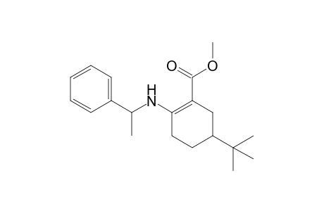 5-tert-Butyl-2-(1-phenylethylamino)-1-cyclohexenecarboxylic acid methyl ester