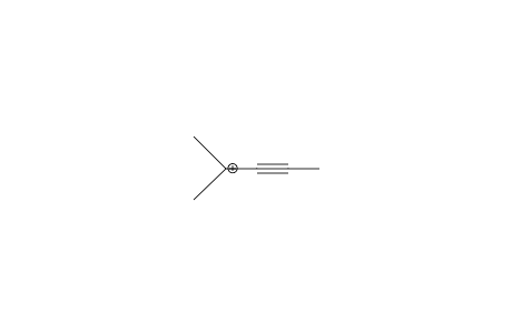 4-Methyl-2-pentyn-4-yl-carbenium cation