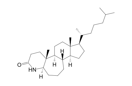 4-Aza-B-homocholestan-3-one, (5.alpha.)-