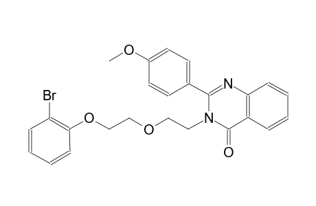 3-{2-[2-(2-bromophenoxy)ethoxy]ethyl}-2-(4-methoxyphenyl)-4(3H)-quinazolinone