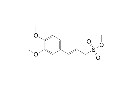 2-Propene-1-sulfonic acid, 3-(3,4-dimethoxyphenyl)-, methyl ester, (E)-