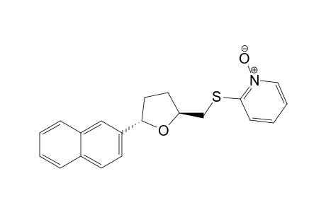 2-[[(2S,5S)-5-(2-naphthalenyl)-2-oxolanyl]methylthio]-1-oxidopyridin-1-ium