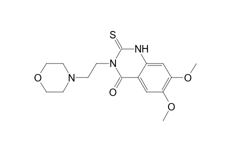 4(1H)-Quinazolinone, 2,3-dihydro-6,7-dimethoxy-3-[2-(4-morpholinyl)ethyl]-2-thioxo-