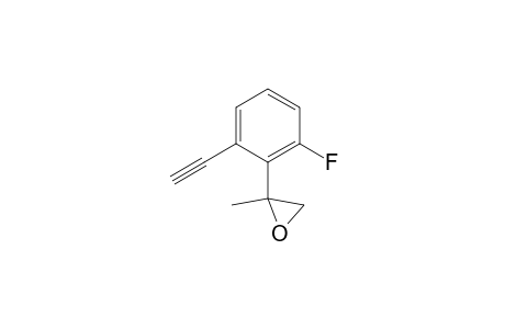 2-(2-Ethynyl-6-fluorophenyl)-2-methyloxirane