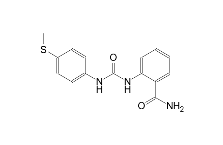 2-({[4-(methylsulfanyl)anilino]carbonyl}amino)benzamide