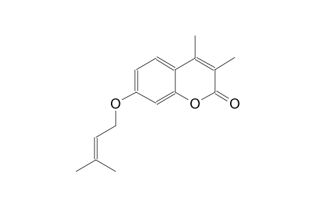 3,4-dimethyl-7-[(3-methyl-2-butenyl)oxy]-2H-chromen-2-one