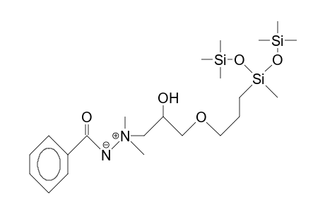 Polysiloxane benzoyl-aminimide derivative