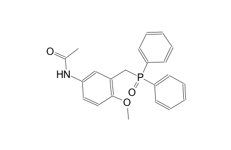 N-{3-[(diphenylphosphoryl)methyl]-4-methoxyphenyl}acetamide