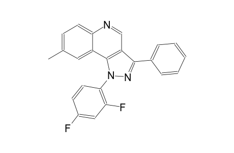 1-(2,4-difluorophenyl)-8-methyl-3-phenyl-1H-pyrazolo[4,3-c]quinoline