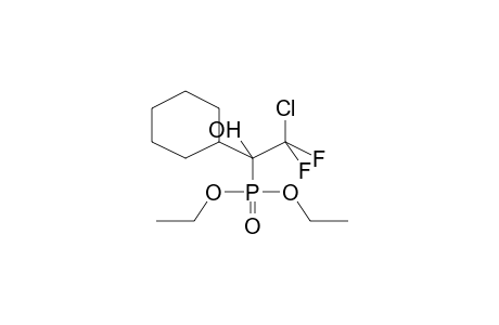 DIETHYL 2-CHLORO-1-CYCLOHEXYL-2,2-DIFLUORO-1-HYDROXYETHANEPHOSPHONATE