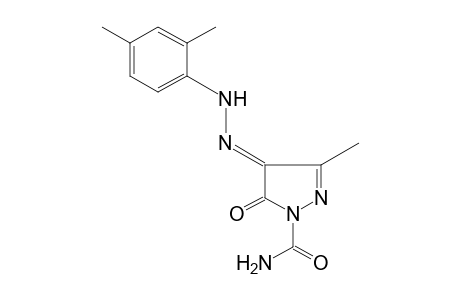 3-METHYL-5-OXO-4-(2,4-XYLYLHYDRAZONO)-2-PYRAZOLINE-1-CARBOXAMIDE