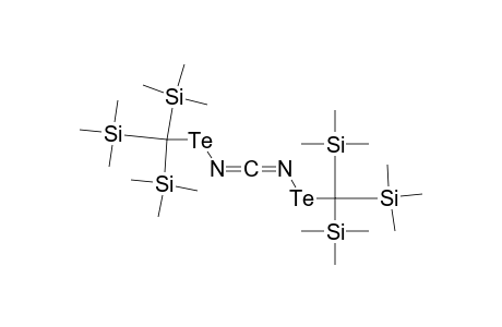 bis{tris(trimethylsilyl)methyltelluro} carbodiimide