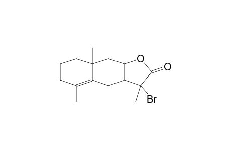 NAPHTHO[2,3-B]FURAN-2(3H)-ONE, 3-BROMO-3A,4,6,7,8,8A,9,9A-OCTAHYDRO-3,5,8A-TRIMETHYL-