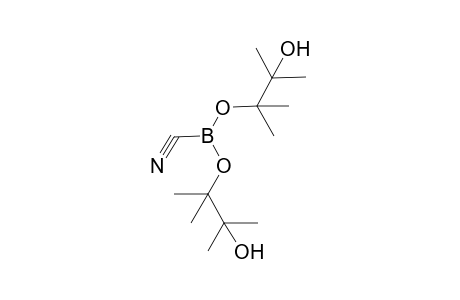 bis(2-hydroxy-1,1,2-trimethyl-propoxy)boranylformonitrile