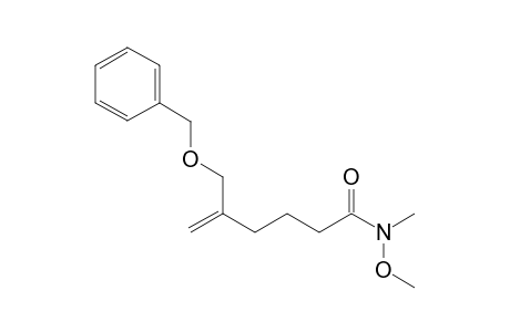 5-Benzyloxymethyl-5-hexenoic Acid N,N'-Methoxymethylamide