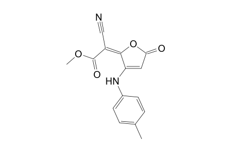 .beta.-(p-Toluidino)-.gamma.-cyanocarbomethoxymethylidene-.delta.(.alpha.,.beta.)-butenolide