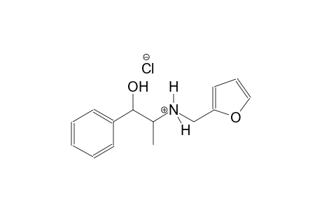 N-(2-furylmethyl)-1-hydroxy-1-phenyl-2-propanaminium chloride