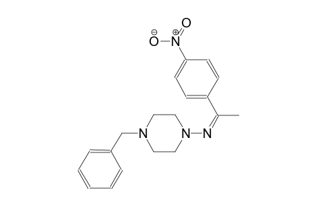 4-benzyl-N-[(Z)-1-(4-nitrophenyl)ethylidene]-1-piperazinamine