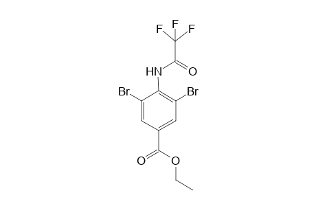 Ethyl 3,5-dibromo-4-[(trifluoroacetyl)amino]benzoate