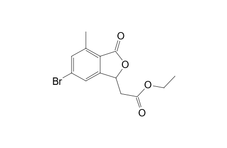 5-Bromo-3-{(ethoxycarbonyl)methyl}-7-methylphthalide