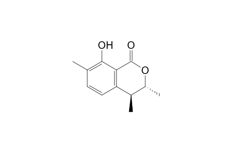 (trans)-3,4-dihydro-8-hydroxy-3,4,7-trimethyl-1H-2-benzopyran-1-one