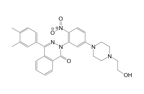 1(2H)-phthalazinone, 4-(3,4-dimethylphenyl)-2-[5-[4-(2-hydroxyethyl)-1-piperazinyl]-2-nitrophenyl]-