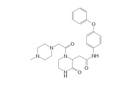 2-piperazineacetamide, 1-[(4-methyl-1-piperazinyl)acetyl]-3-oxo-N-(4-phenoxyphenyl)-