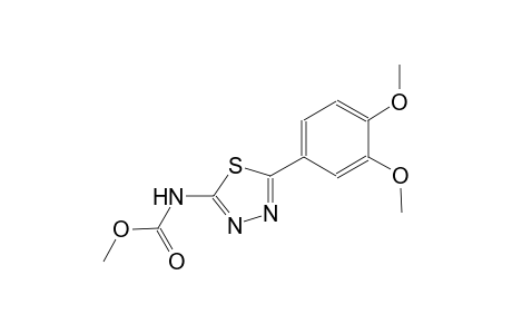 methyl 5-(3,4-dimethoxyphenyl)-1,3,4-thiadiazol-2-ylcarbamate