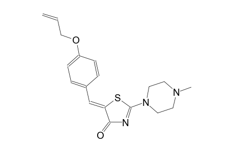 (5Z)-5-[4-(allyloxy)benzylidene]-2-(4-methyl-1-piperazinyl)-1,3-thiazol-4(5H)-one