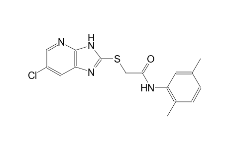 2-[(6-chloro-3H-imidazo[4,5-b]pyridin-2-yl)sulfanyl]-N-(2,5-dimethylphenyl)acetamide