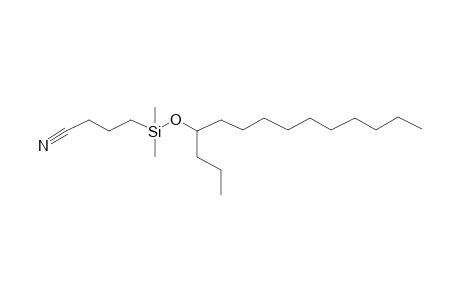 4-(Dimethyl[(1-propylundecyl)oxy]silyl)butanenitrile