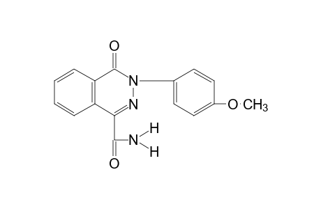 3,4-DIHYDRO-3-(p-METHOXYPHENYL)-4-OXO-1-PHTHALAZINECARBOXAMIDE