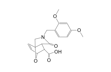 2-(2,4-dimethoxybenzyl)-1-oxo-1,2,3,6,7,7a-hexahydro-3a,6-epoxyisoindole-7-carboxylic acid