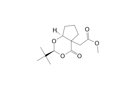 Cyclopenta-1,3-dioxin-4a(4H)-acetic acid, 2-(1,1-dimethylethyl)tetrahydro-4-oxo-, methyl ester, [2S-(2.alpha.,4a.beta.,7a.beta.)]-