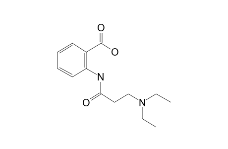 Benzoic acid, 2-[3-(diethylamino)propanamido]-