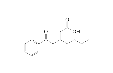 3-(Benzoylmethyl)heptanoic acid